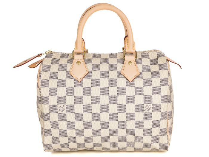 Louis Vuitton Damier Azur Canvas Speedy 25 Bag - Image 4