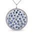 Tiffany & Co Cobblestone Sapphire & Diamond Pendant