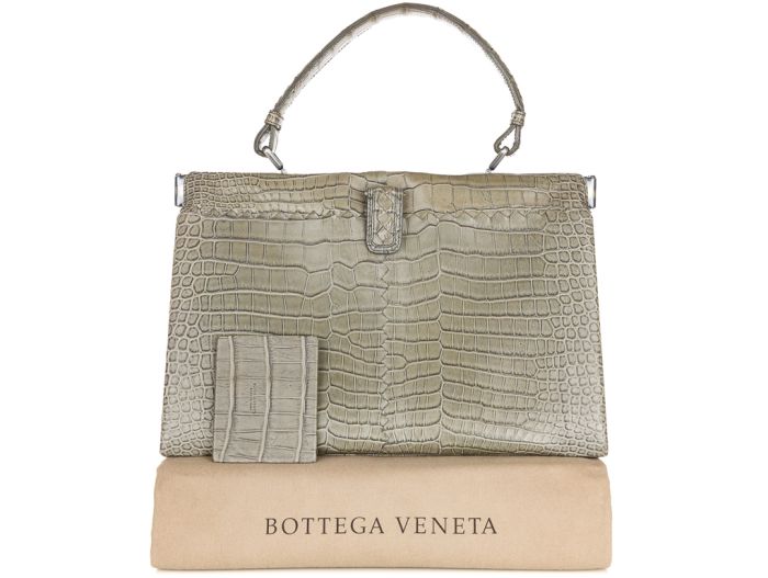 Bottega Veneta Framed Top Handle Bag