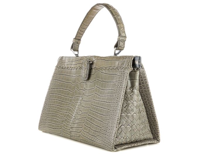 Bottega Veneta Framed Top Handle Bag