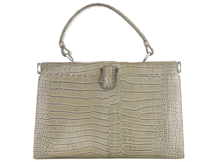 Bottega Veneta Framed Top Handle Bag