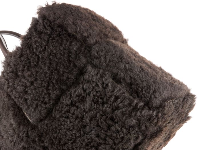 Bottega Veneta Arco Shearling Tote Bag