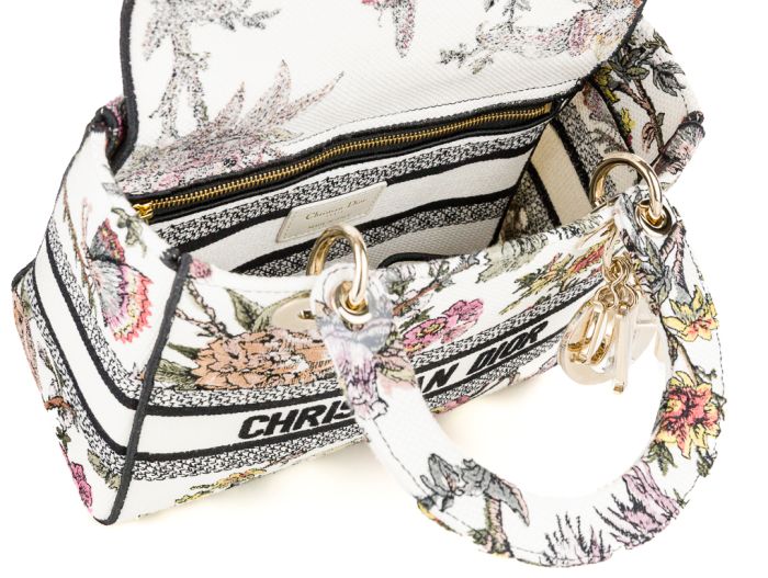 Christian Dior Medium Lady D-Lite Cloth Bag
