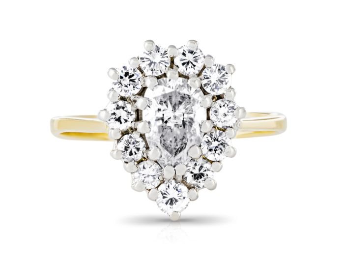 Diamond Cluster Ring