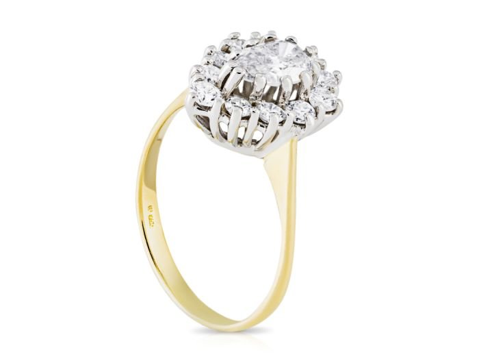 Diamond Cluster Ring