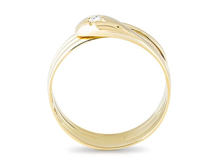 Diamond Snake Ring