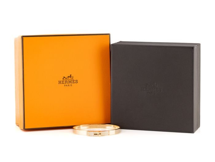 Hermes Kelly Diamond Set Bracelet