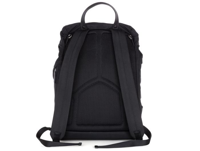 Prada Logo Patch Backpack