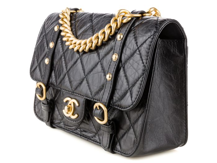 Chanel Single Flap Bucket Bag