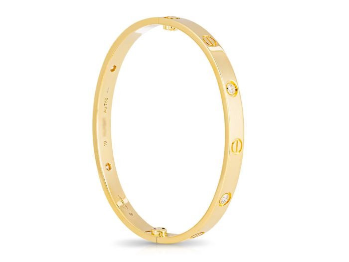 Cartier Love Bangle 4 Diamond 18