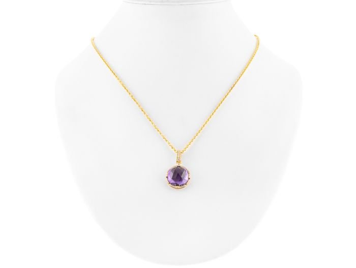 Bvlgari Parentesi Amethyst & Diamond Necklace