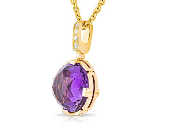 Bvlgari Parentesi Amethyst & Diamond Necklace