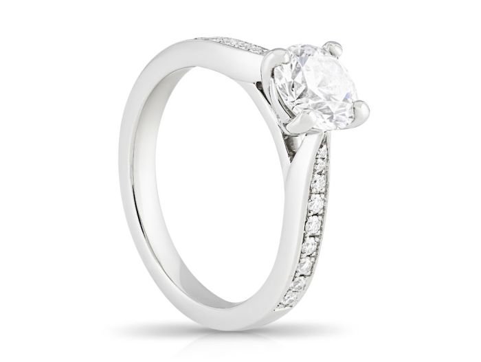 Solitaire Diamond Ring - Image 2