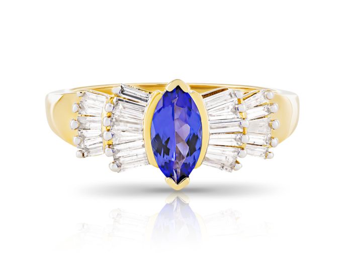 Tanzanite & Diamond Ring