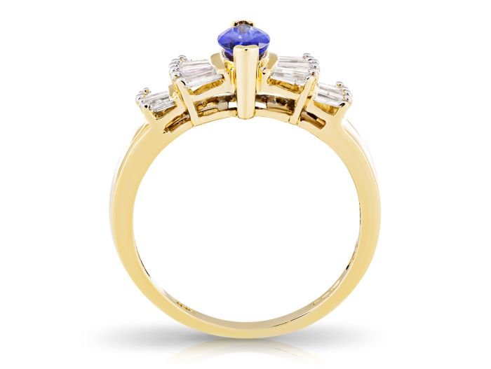 Tanzanite & Diamond Ring - Image 3