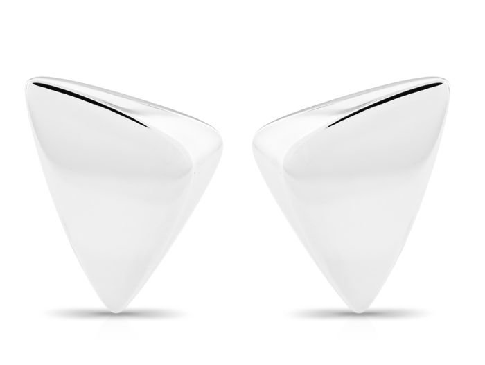 Georg Jensen Sterling Silver Peak Necklace and Clip Earrings - Image 3