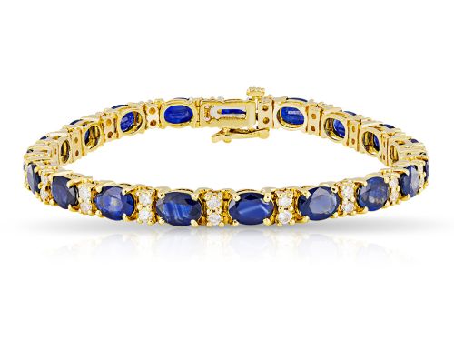 Sapphire and Diamond Bracelet