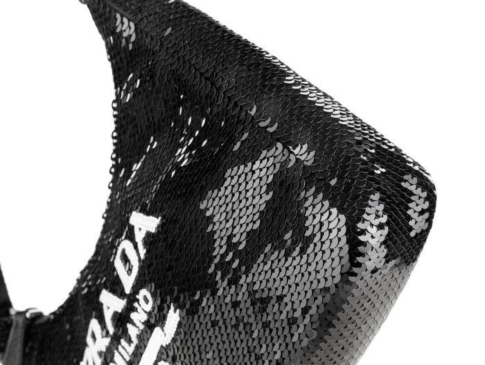 Prada Re-Edition 2000 Sequinned Mini Bag