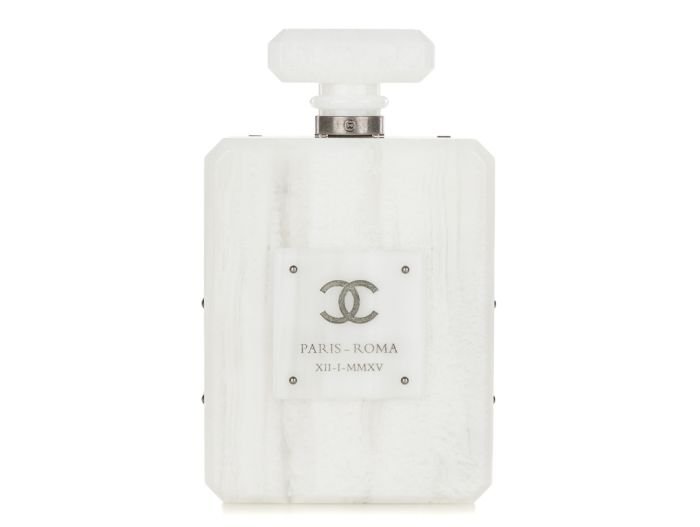 Chanel Plexiglass Paris-Rome Perfume Bottle Bag