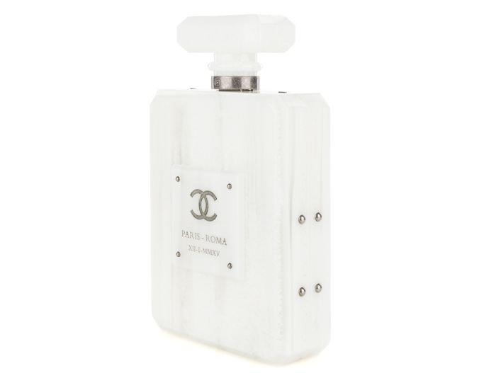Chanel Plexiglass Paris-Rome Perfume Bottle Bag