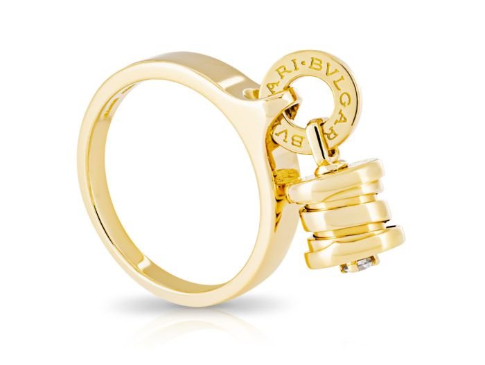 Bvlgari B.Zero1 Diamond Charm Ring - Image 2