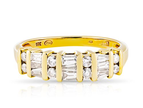 Half Eternity Diamond Ring