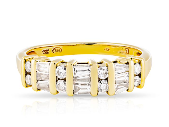 Half Eternity Diamond Ring