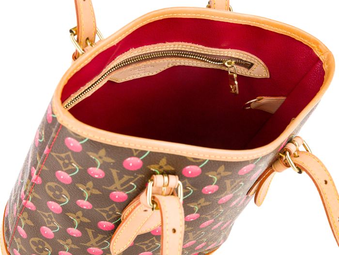 Louis Vuitton x Takashi Murakami Monogram Cherry Bucket Bag - Image 5