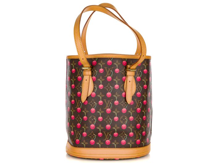 Louis Vuitton x Takashi Murakami Monogram Cherry Bucket Bag