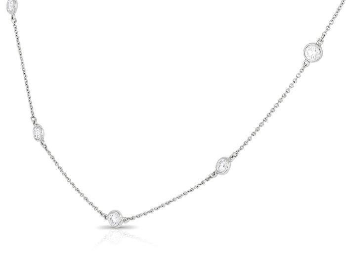 Tiffany & Co Elsa Peretti Diamonds by the Yard Necklace