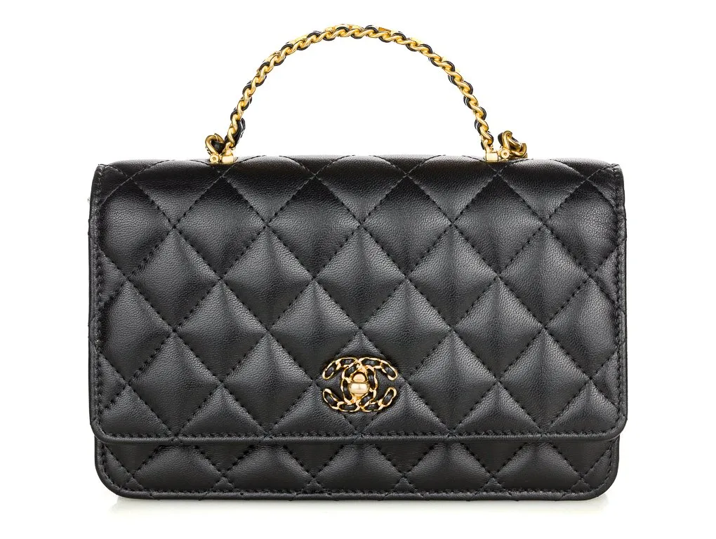 Pre Owned Chanel Top Handle Flap Bag Shop Prestige