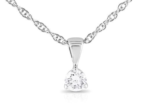 Diamond Solitaire Necklace
