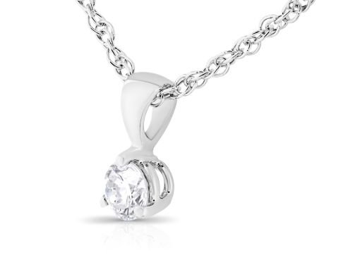 Diamond Solitaire Necklace