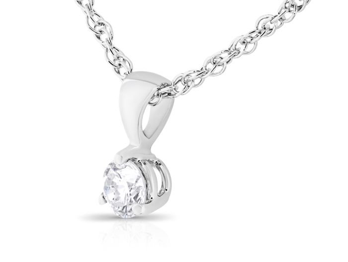 Diamond Solitaire Necklace