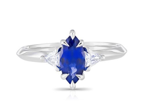 Sapphire & Diamond Ring