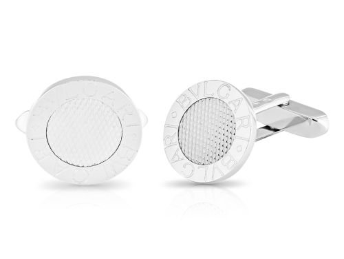Bvlgari Guilloche Cufflinks