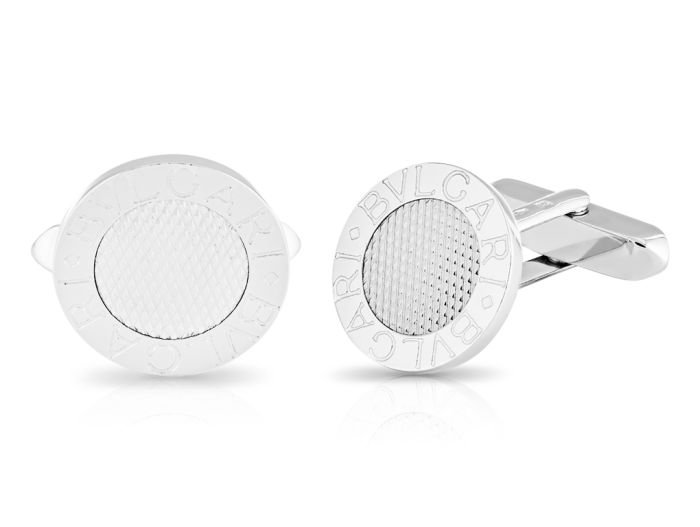 Bvlgari Guilloche Cufflinks