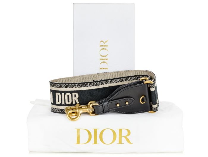 Christian Dior Paris Embroidery Shoulder Strap