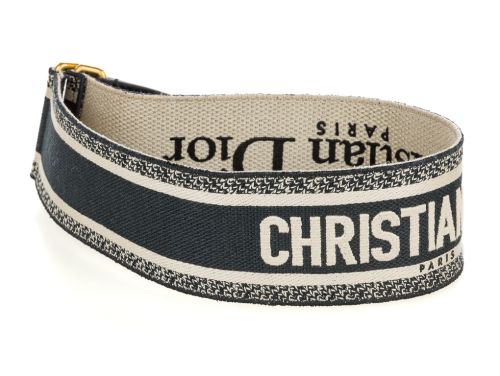 Christian Dior Paris Embroidery Shoulder Strap