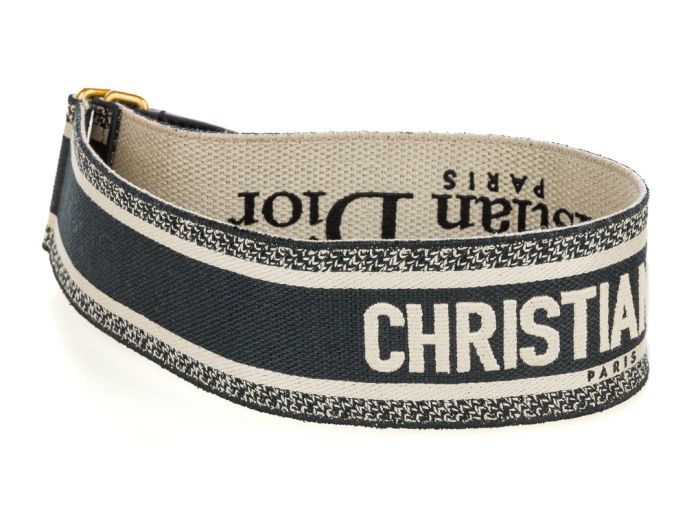 Christian Dior Paris Embroidery Shoulder Strap