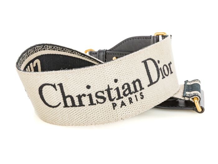 Christian Dior Paris Embroidery Shoulder Strap
