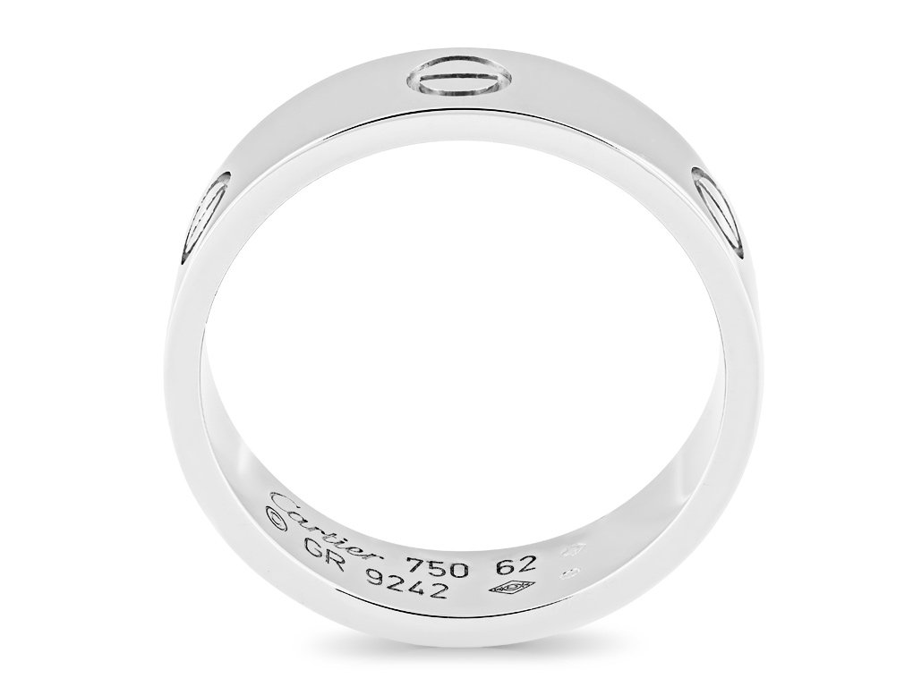 CARTIER Love Ring in Pink Gold Size 68 5.5 MM | QD Jewelry