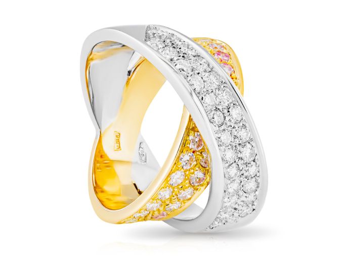 Two Tone Cocktail Ring - Image 2