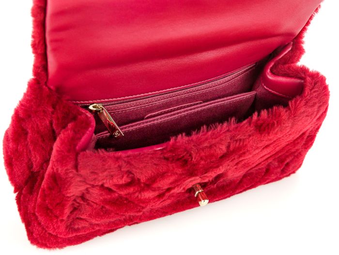 Chanel Shearling Coco Top Handle Bag