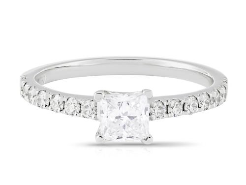 Solitaire Lab Grown Diamond Ring