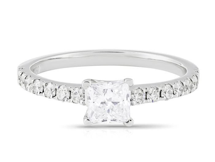 Solitaire Lab Grown Diamond Ring