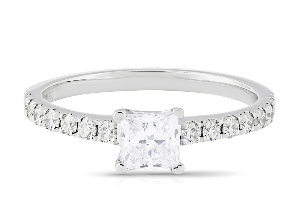 Solitaire Lab Grown Diamond Ring