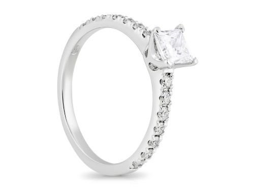 Solitaire Lab Grown Diamond Ring