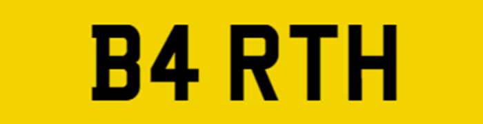 Cherished Plate - B4 RTH