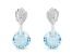 Blue Topaz and Diamond Earrings (1)